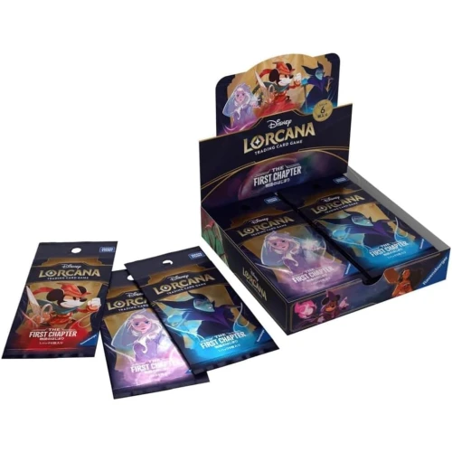 Disney Lorcana The First Chapter Japoński Booster Box Ravensburger Edition japońskie karty